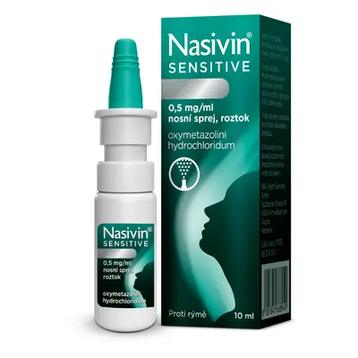 Nasivin Sensitive 0.5mg/ml nas.spr.sol. 10ml