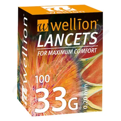 Wellion lancety 33G 100ks