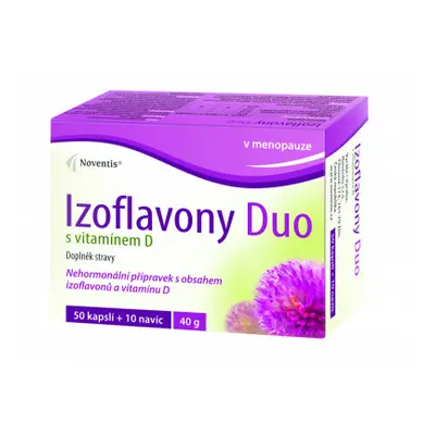 Izoflavony Duo s vitamínem D cps.50+10 navíc