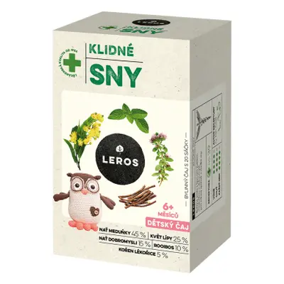 LEROS Dětský čaj Klidné sny 20x1.5g