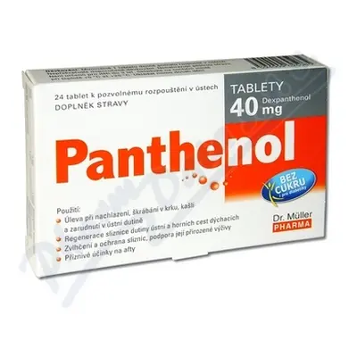 Panthenol tablety 40mg tbl.24 Dr.Müller