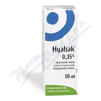 Hyabak 0.15% gtt.10ml