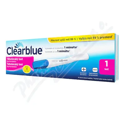 Clearblue ULTRA ČASNÝ těhotenský test 1ks