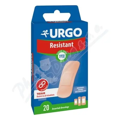 URGO RESISTANT Odolná náplast 20ks NOVÁ