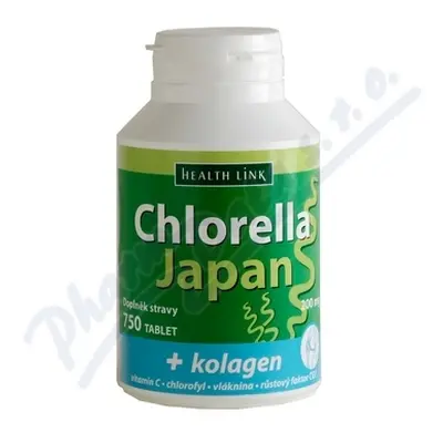 Chlorella Japan + kolagen tbl.750