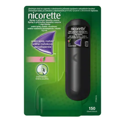 Nicorette Spray příchuť lesní ovoce 1mg/dáv. 1x13.2ml