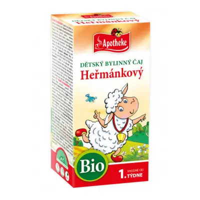 Apotheke Dětský čaj BIO heřmánkový 20x1g