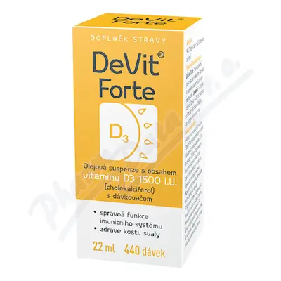 DeVit Forte gtt. 22ml 440 dávek 1500 I.U.