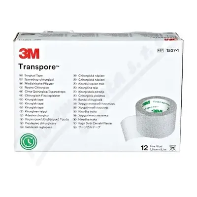 3M Transpore transp.náplast 2.5cmx9.1m 12ks