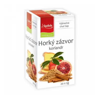 Apotheke Horký zázvor a koriandr čaj 20x2g