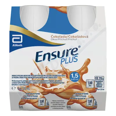 Ensure Plus čokoládová příchuť por.sol.4x220ml