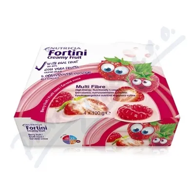 Fortini Creamy Fruit MF červené ovoce 4x100g