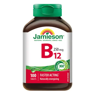 JAMIESON Vitamín B12 metylkobalamín 250mcg tbl.100