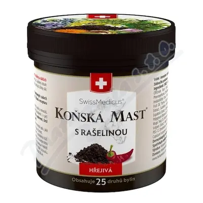 Koňská mast s rašelinou hřejivá 250 ml