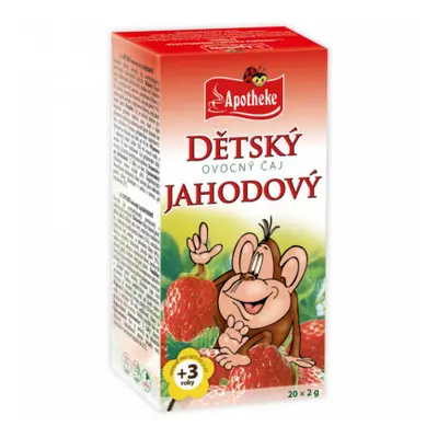 Apotheke Dětský ovocný čaj jahodový 20x2g