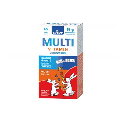 Vitar Kids Multi+kolostrum tbl.45