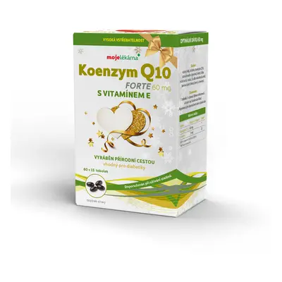 Vánoční balení ML Koenzym Q10 forte 60mg tob 60+15