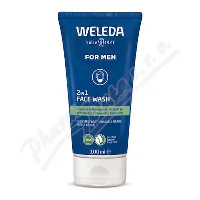 WELEDA For Men 2v1 čist.gel oblič./vousy BIO 100ml