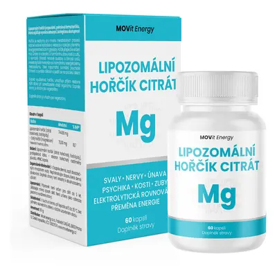 MOVit Lipozomální Hořčík Citrát cps.60