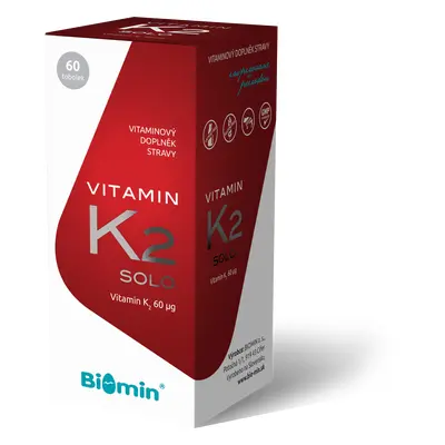 Biomin Vitamín K2 SOLO 60 mcg 60 tob.