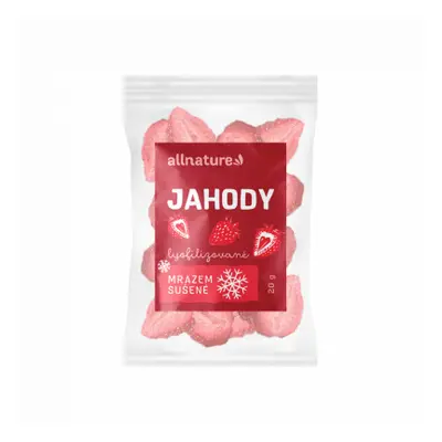 Allnature Jahoda sušená mrazem celá 20g