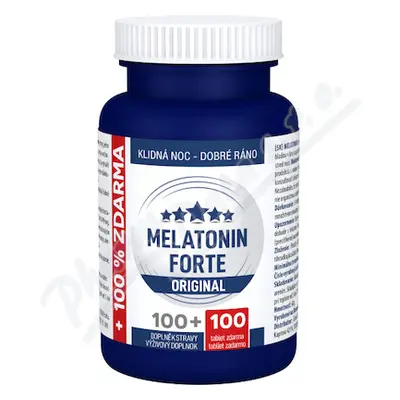 Melatonin Forte ORIGINAL tbl.100+100 zdarma