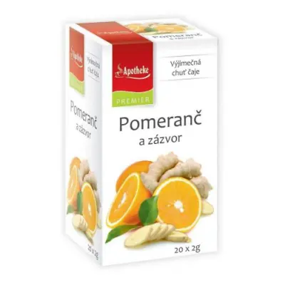 Apotheke Pomeranč a zázvor čaj 20x2g