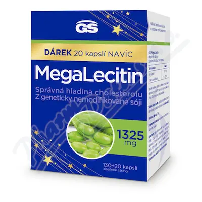 GS MegaLecitin 1325mg cps.130+20 dárek