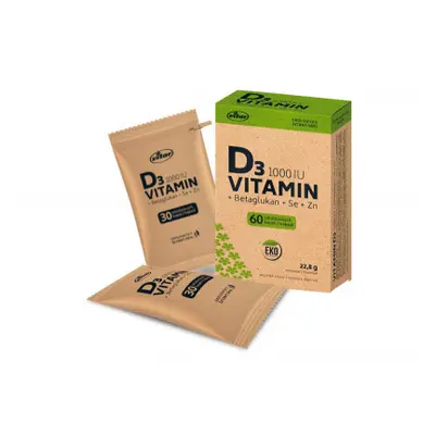 Vitar Vitamin D3 1000IU+betaglukan EKO cps.60