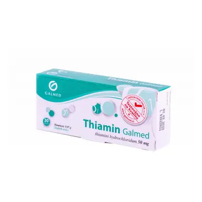 Thiamin tbl.30x50mg Galmed