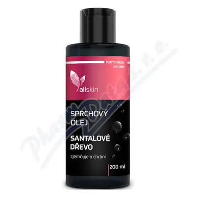 Allskin sprchový olej Santalové dřevo 200ml