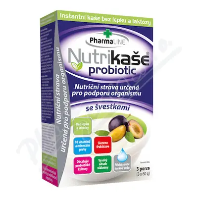 Nutrikaše probiotic se švestkami 180g (3x60g)