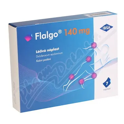 Flalgo 140 mg emp.med. 7 (7x1) léčivá náplast