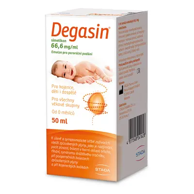 Degasin simetikon 66,6mg/ml emulze při nadýmání 50 ml