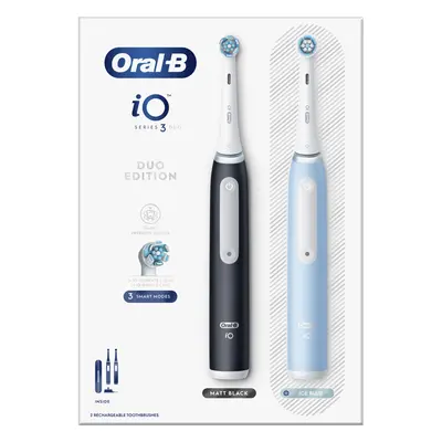 Oral-B iO Series 3 Duo Black&Ice Blue elektrický kartáček