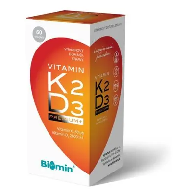 Biomin Vitamín K2 + D3 Premium + tob.60