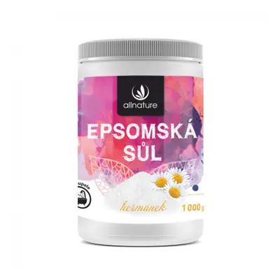 Allnature Epsomská sůl Heřmánek 1000g