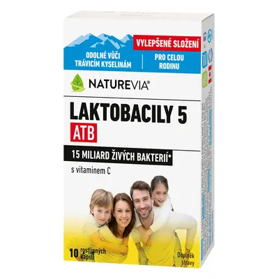 NatureVia Laktobacily 5 ATB cps.10