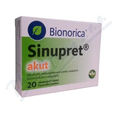 Sinupret akut por.tbl.obd.20x160mg