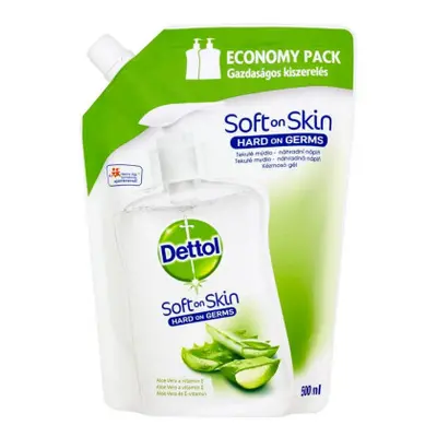 DETTOL Tek.mýdlo Náhr.náplň Jemná aloe+vit.E 500ml