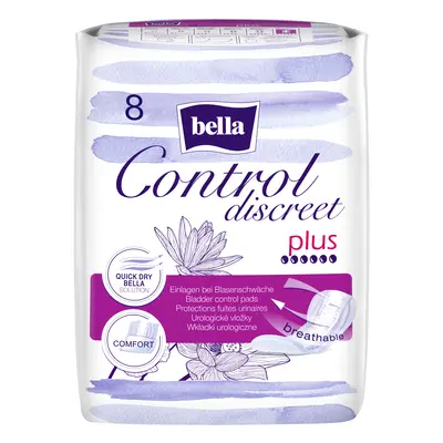 Bella Control discreet plus urologic.vložky 8ks