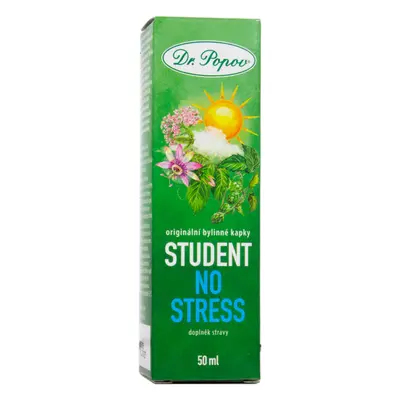 Dr.Popov Kapky bylinné Student-No stress 50ml