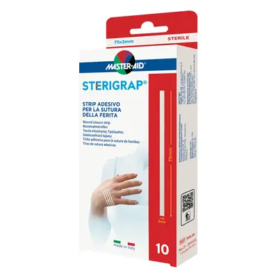 STERIGRAP Náplasťové stehy sterilní 75x3mm 10ks