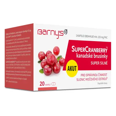 Barnys SuperCranberry kanadské brusinky cps.20