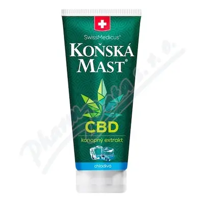 Koňská mast s CBD chladivá 200 ml