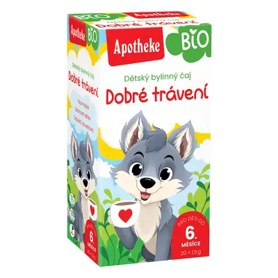 Apotheke Dětský čaj BIO dobré trávení 20x1.5g