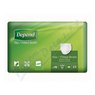 Depend Slip Super inkont.kalhotky vel.M 15ks