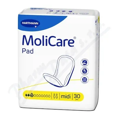 MoliCare Pad inkontinenční vložky 3 kap. Midi 30ks