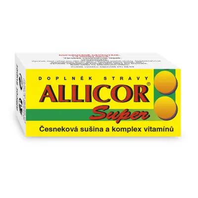 NATURVITA Allicor Super česnek+vitamin.tbl.60