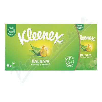 KLEENEX Kapesníky papírové Balsam Hanks 8x9ks